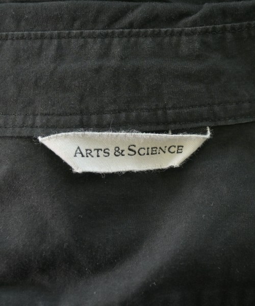 ARTS&SCIENCE（アーツアンドサイエンス）カジュアルシャツ 黒 サイズ:3(L位) メンズ/2200680051042