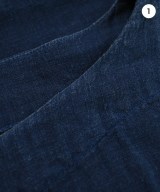 ARTS&SCIENCE（アーツアンドサイエンス）カジュアルシャツ 紺 サイズ:1(S位) レディース/2200690915143