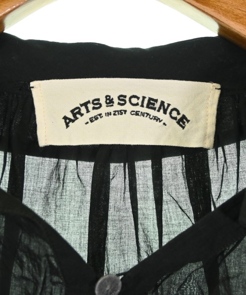 ARTS&SCIENCE（アーツアンドサイエンス）ブラウス 黒 サイズ:1(S位) レディース/2200690915150