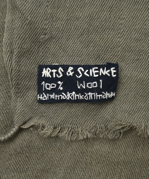 ARTS&SCIENCE（アーツアンドサイエンス）ストール カーキ サイズ:- レディース/2200696087011