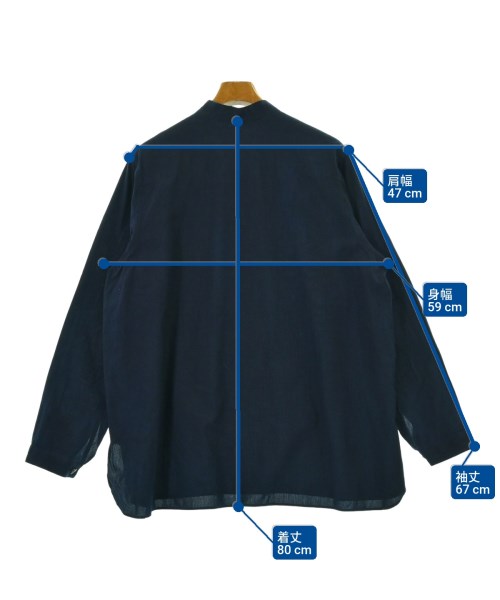 ARTS&SCIENCE（アーツアンドサイエンス）カジュアルシャツ 紺 サイズ:3(L位) メンズ/2200657150037