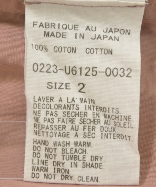 ARTS&SCIENCE（アーツアンドサイエンス）カジュアルシャツ ピンク サイズ:2(M位) メンズ/2200658374012