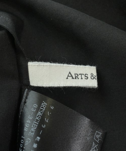 ARTS&SCIENCE（アーツアンドサイエンス）カジュアルシャツ 黒 サイズ:1(S位) レディース/2200658374050