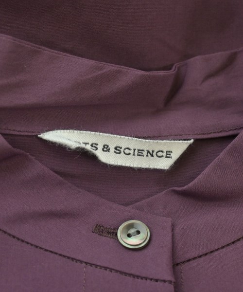 ARTS&SCIENCE（アーツアンドサイエンス）カジュアルシャツ 紫 サイズ:1(S位) レディース/2200658374067