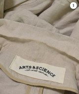 ARTS&SCIENCE（アーツアンドサイエンス）ステンカラーコート ベージュ サイズ:1(S位) レディース/2200659545183
