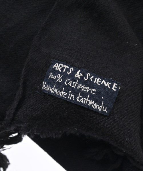 ARTS&SCIENCE（アーツアンドサイエンス）ストール 黒 サイズ:- レディース/2200711970083