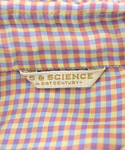 ARTS&SCIENCE（アーツアンドサイエンス）カジュアルシャツ 赤 サイズ:1(S位) レディース/2200712757027