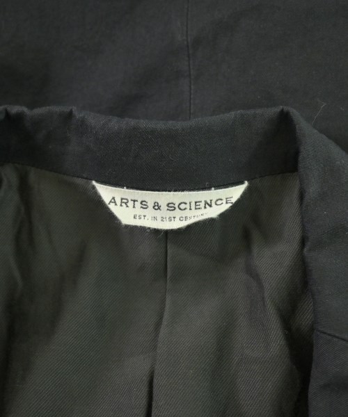 ARTS&SCIENCE（アーツアンドサイエンス）カジュアルジャケット 黒 サイズ:3(L位) メンズ/2200711867024