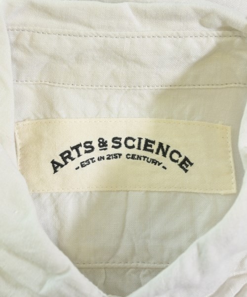 ARTS&SCIENCE（アーツアンドサイエンス）カジュアルシャツ 白 サイズ:1(S位) レディース/2200715590119