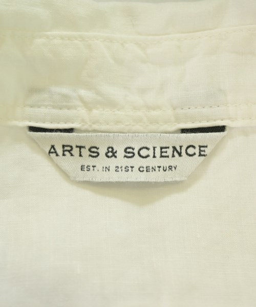 ARTS&SCIENCE（アーツアンドサイエンス）カジュアルシャツ 白 サイズ:2(M位) レディース/2200716069027