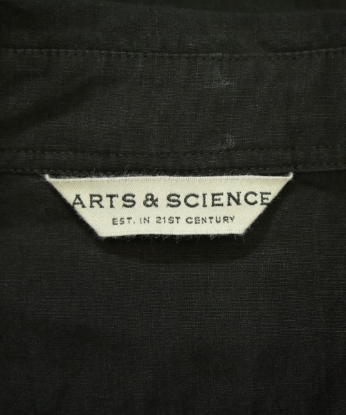 ARTS&SCIENCE（アーツアンドサイエンス）カジュアルシャツ 黒 サイズ:2(M位) レディース/2200716069034