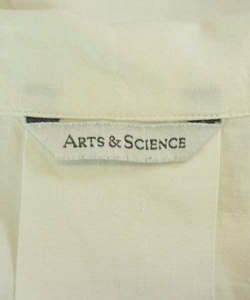 ARTS&SCIENCE（アーツアンドサイエンス）カジュアルシャツ 白 サイズ:1(S位) レディース/2200718324100