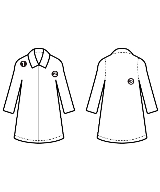 ARTS&SCIENCE（アーツアンドサイエンス）ステンカラーコート 茶 サイズ:1(S位) レディース/2200635351029