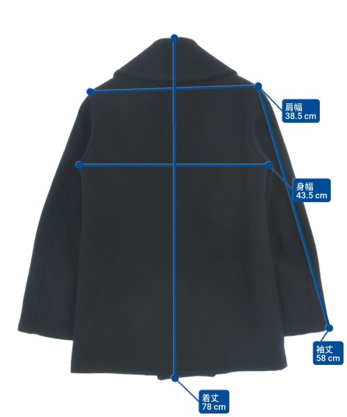 ARTS&SCIENCE（アーツアンドサイエンス）ピーコート 紺 サイズ:1(S位) メンズ/2200646259017