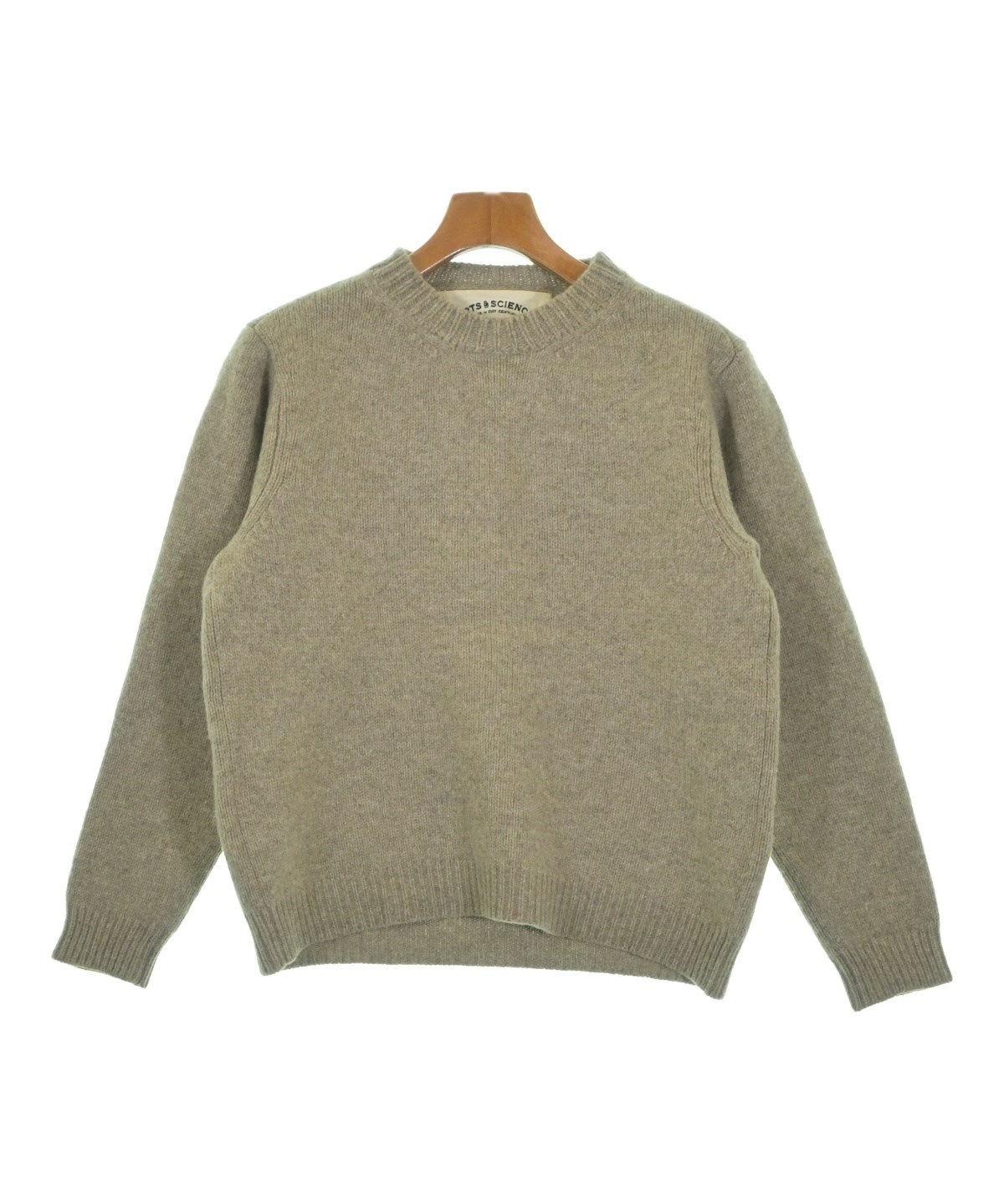 ARTS&amp;SCIENCE アーツアンドサイエンス ニット・セーター F ベージュ 【古着】【中古】 ARTS&SCIENCE - ARTS&SCIENCE アーツアンドサイエンス ニット