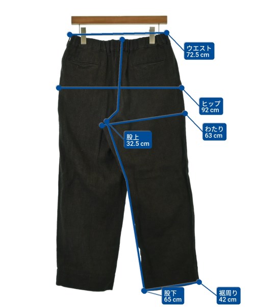 ARTS&SCIENCE（アーツアンドサイエンス）スラックス 茶 サイズ:2(M位) メンズ/2200651829106