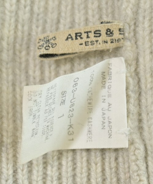 ARTS&SCIENCE（アーツアンドサイエンス）ニット・セーター ベージュ サイズ:1(S位) メンズ/2200651829267