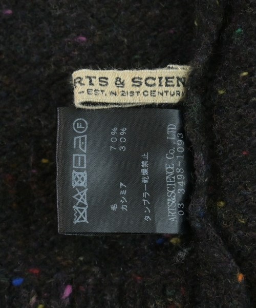 ARTS&SCIENCE（アーツアンドサイエンス）ニット・セーター 黒 サイズ:3(L位) メンズ/2200651829281