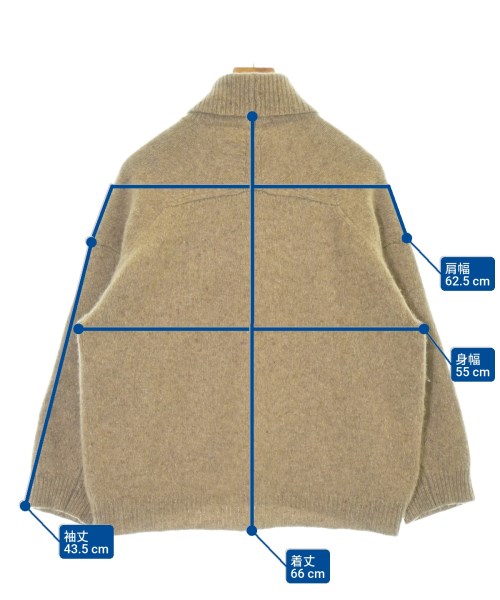 ARTS&SCIENCE（アーツアンドサイエンス）ニット・セーター ベージュ サイズ:3(L位) メンズ/2200651829298