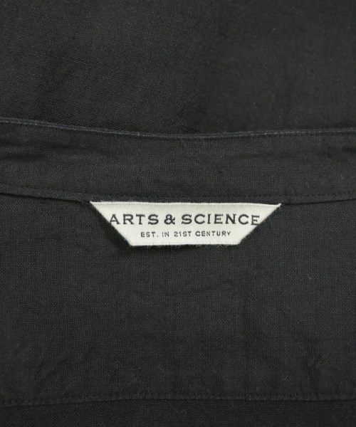 ARTS&SCIENCE（アーツアンドサイエンス）カジュアルシャツ 黒 サイズ:3(XXL位) メンズ/2200701029166