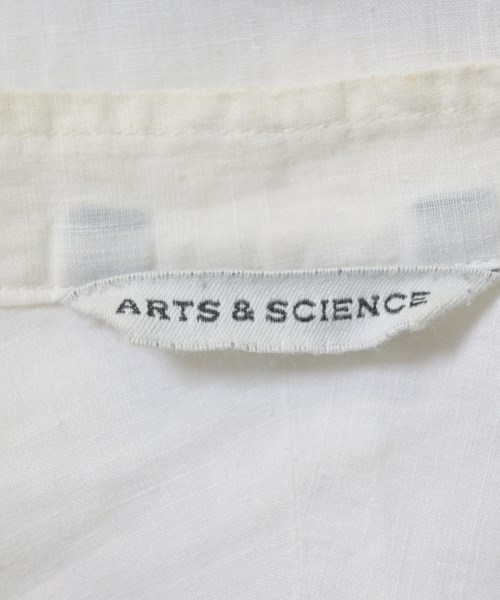 ARTS&SCIENCE（アーツアンドサイエンス）シャツワンピース 白 サイズ:1(S位) レディース/2200702506062