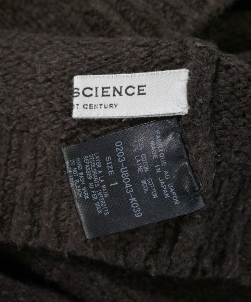 ARTS&SCIENCE（アーツアンドサイエンス）ニット・セーター 茶 サイズ:1(S位) レディース/2200702506079