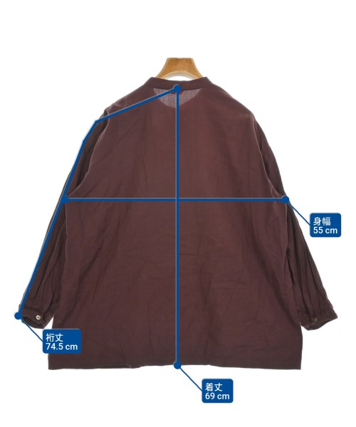 ARTS&SCIENCE（アーツアンドサイエンス）カジュアルシャツ 赤 サイズ:1(S位) レディース/2200663978021