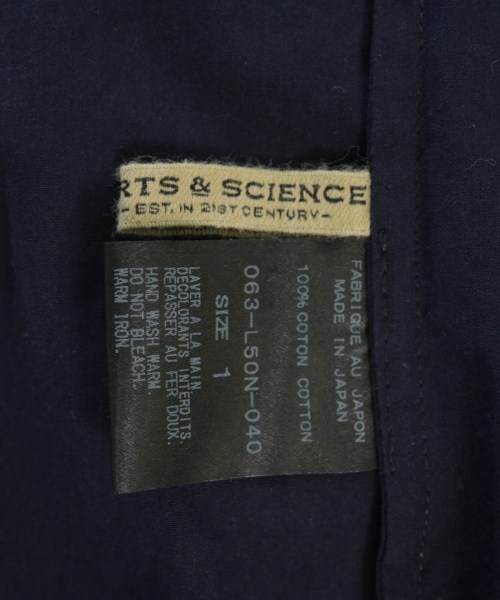 ARTS&SCIENCE（アーツアンドサイエンス）その他 紺 サイズ:1(S位) レディース/2200663980109