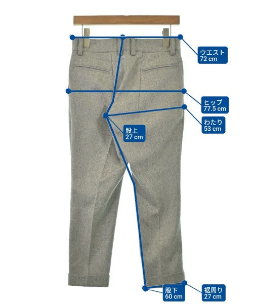 ARTS&SCIENCE（アーツアンドサイエンス）スラックス グレー サイズ:0(XS位) レディース/2200665308109