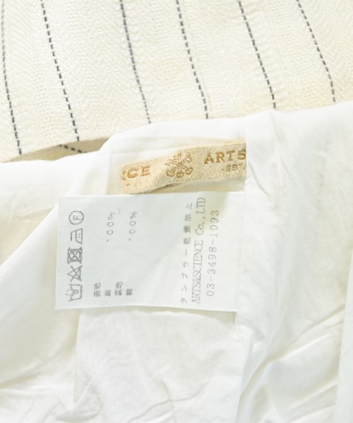 ARTS&SCIENCE（アーツアンドサイエンス）ベスト 白 サイズ:1(S位) レディース/2200665308161