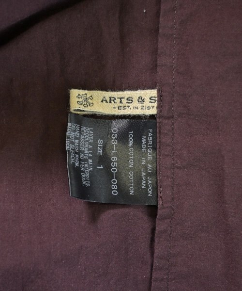 ARTS&SCIENCE（アーツアンドサイエンス）カジュアルシャツ 赤 サイズ:1(S位) レディース/2200665308222