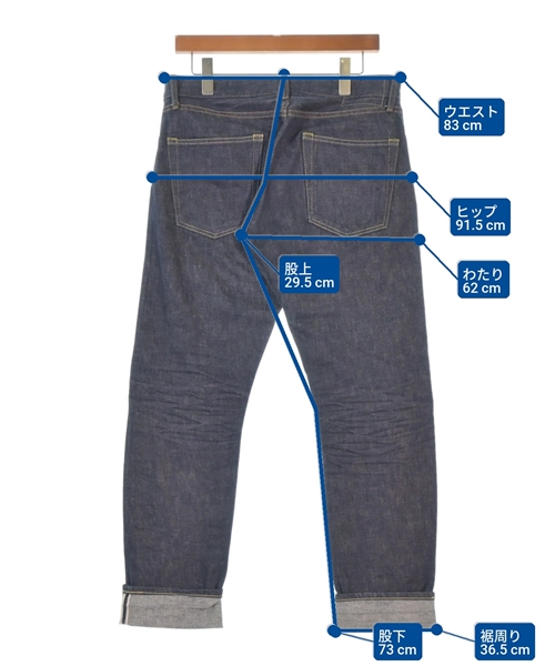ARTS&SCIENCE（アーツアンドサイエンス）デニムパンツ 青 サイズ:31(M位) メンズ/2200668421027