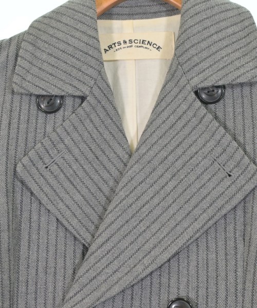 ARTS&SCIENCE（アーツアンドサイエンス）チェスターコート グレー サイズ:3(L位) メンズ/2200667867024