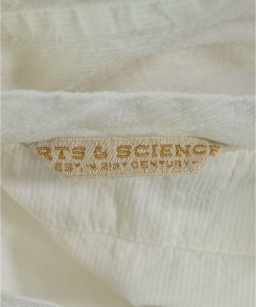 ARTS&SCIENCE（アーツアンドサイエンス）ブラウス 白 サイズ:1(S位) レディース/2200730406037