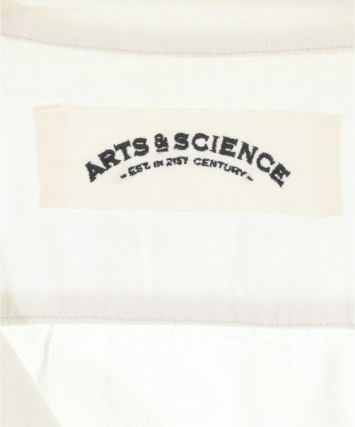 ARTS&SCIENCE（アーツアンドサイエンス）カジュアルシャツ 白 サイズ:2(M位) メンズ/2200721487076