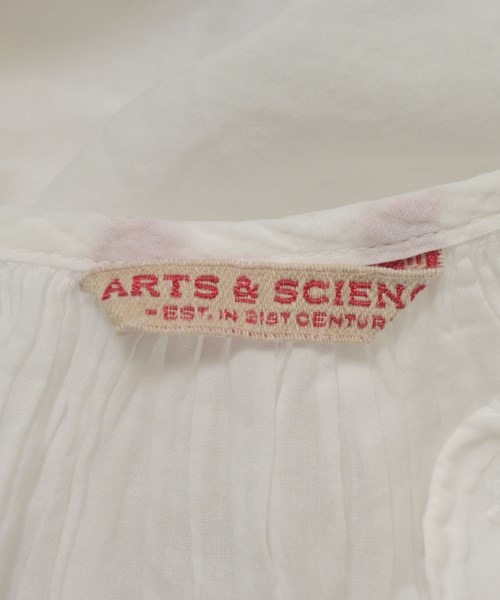 ARTS&SCIENCE（アーツアンドサイエンス）ブラウス 白 サイズ:1(S位) レディース/2200723614159