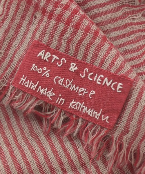 ARTS&SCIENCE（アーツアンドサイエンス）ストール 赤 サイズ:- レディース/2200723822653