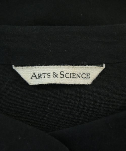 ARTS&SCIENCE（アーツアンドサイエンス）カジュアルシャツ 黒 サイズ:1(S位) レディース/2200728859012