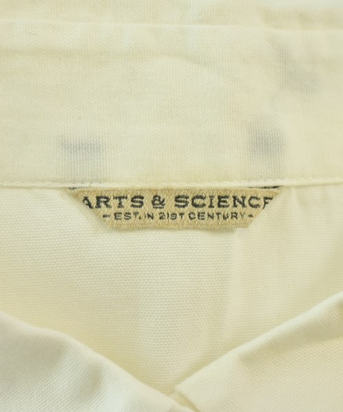 ARTS&SCIENCE（アーツアンドサイエンス）カジュアルシャツ 白 サイズ:1(S位) レディース/2200680599223