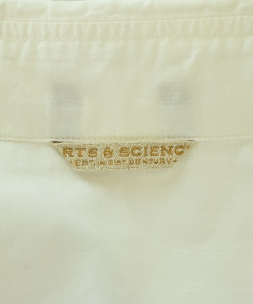 ARTS&SCIENCE（アーツアンドサイエンス）カジュアルシャツ 白 サイズ:2(M位) メンズ/2200687195046