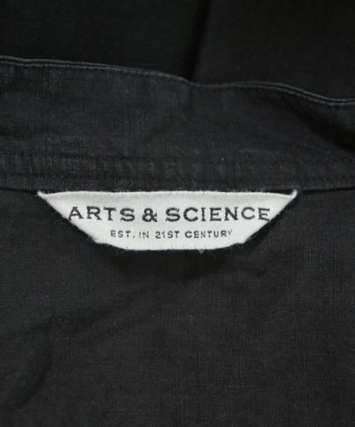 ARTS&SCIENCE（アーツアンドサイエンス）カジュアルシャツ 黒 サイズ:3(XL位) メンズ/2200689100062