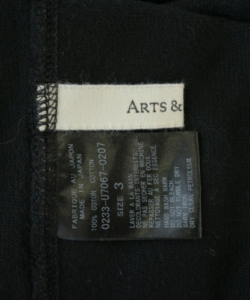 ARTS&SCIENCE（アーツアンドサイエンス）Tシャツ・カットソー 黒 サイズ:3(L位) メンズ/2200689100147