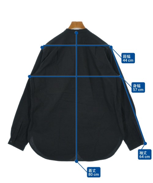 FRANK LEDER（フランクリーダー）カジュアルシャツ 黒 サイズ:L メンズ/2200631323044