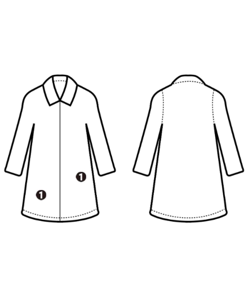 FRANK LEDER（フランクリーダー）ステンカラーコート 紺 サイズ:S メンズ/2200644649032