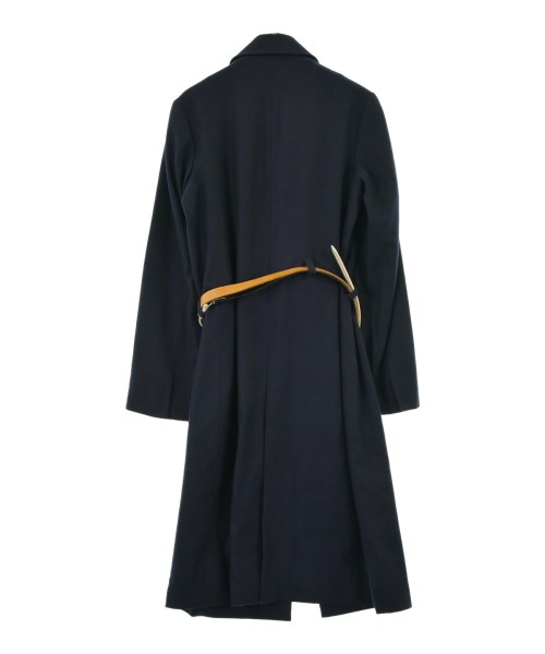 FRANK LEDER（フランクリーダー）ステンカラーコート 紺 サイズ:S メンズ/2200644649032