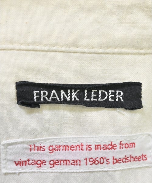 FRANK LEDER（フランクリーダー）カジュアルシャツ 白 サイズ:M メンズ/2200613746014