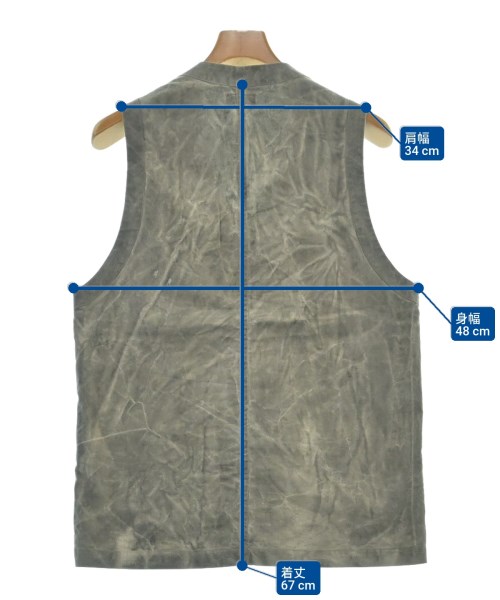 FRANK LEDER（フランクリーダー）カジュアルシャツ グレー サイズ:M メンズ/2200619735166