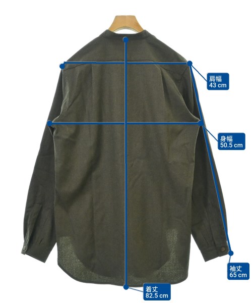 FRANK LEDER（フランクリーダー）カジュアルシャツ カーキ サイズ:-(L位) メンズ/2200620437042