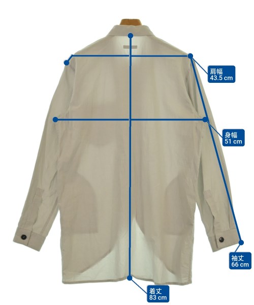 FRANK LEDER（フランクリーダー）カジュアルシャツ グレー サイズ:M メンズ/2200620437080