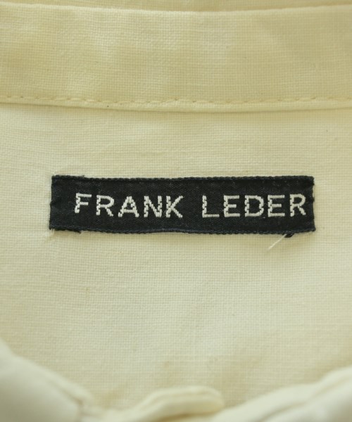 FRANK LEDER（フランクリーダー）カジュアルシャツ 白 サイズ:S メンズ/2200673945037